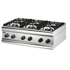 Lincat HT9 Silverlink 600 Gas Counter-top Boiling Top 6 Burners