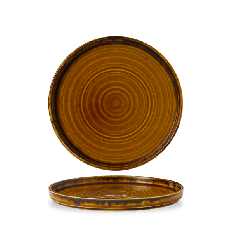 Dudson Harvest Brown Walled Plate 8.67 Inch