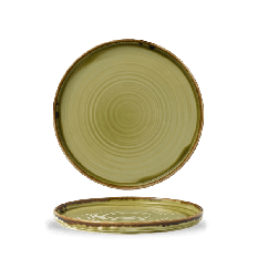 Dudson Harvest Green Walled Plate 10.25 Inch