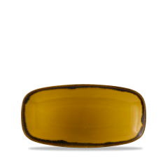 Dudson Harvest Mustard Chefs Plate 11.75x6 Inch (Pack of 12)
