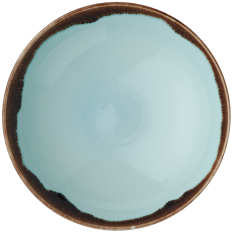 Dudson Harvest Turquoise Organic Coupe Bowl 27.9cm/11" (Pack of 12)