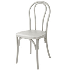Bolero Soho Bentwood Style Resin Chairs Limewash (Pack of 4)