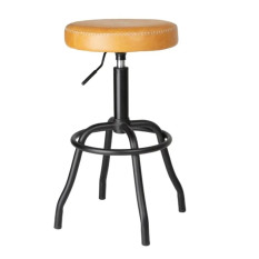 Bolero Brooklyn PU High Bar Stool Caramel