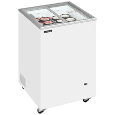 Tefcold Display Chest Freezer Sliding Glass Lid 91 Litre