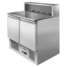 Graupel Saladette Fridge 2 Door 300 Litre Marble Top 