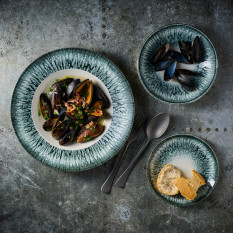 Churchill Inked Lume Midnight Blue Evolve Coupe Bowl 18.2cm/7.25" (Pack of 12)