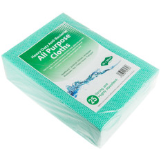 Antibacterial All Purpose Cloth Heavy Duty Green (Pack of 25)