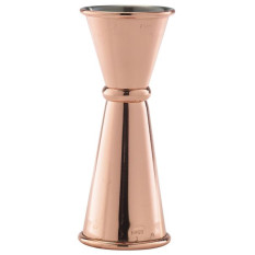 Genware Cocktail Jigger Measure 15ml 25ml 35ml 50ml Copper