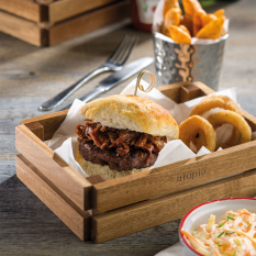 Acacia Crate 25.5 x 20cm/10 x 7.5" (Pack of 6)