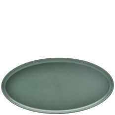 GenWare Melamine Green Jute Oval Dish 55 x 27.5 x 3.5cm