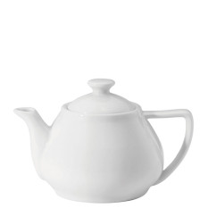 Titan White Contemporary Teapot 14oz/400ml (Pack of 6)
