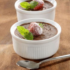 Titan White Ribbed Souffle/Pie Dish 11cm/4.5" 14oz (Pack of 6)