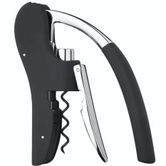 BarCraft Lever-Arm Power Arc Corkscrew, Foil Cutter Worm