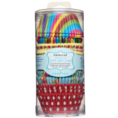KitchenCraft 7cm Paper Cake Cases Assorted Patterned (Pack of  250)