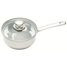 KitchenCraft Stainless Steel Two Hole Egg Poacher 16cm/6"