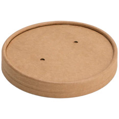 Kraft Soup Pot Lids 235ml/8oz (Pack of 500)