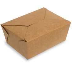 Kraft Takeaway Food Boxes Number 4 2800ml 98oz (Pack of 160)