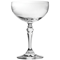 Filigree Crystal Etched Champagne Saucers 260ml/9oz (Pack of 24)