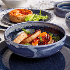 Steelite Aurora Vesuvius Lapis Bowl 15.5 x 6.75cm/6 x 3" 655ml/23oz (Pack of 12)