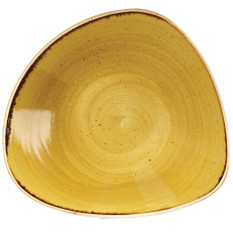 Churchill Stonecast Mustard Yellow Lotus Bowl 23.5cm/9.25" 600ml/21.12oz (Pack of 12)"
