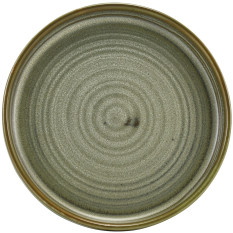 Terra Porcelain Matt Grey Low Presentation Plate 14cm/5.5" (Pack of 12)