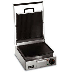 Lincat LRG Lynx 400 Electric Countertop Single Ribbed Grill Ribbed Upper & Smooth Lower Plates 310mm 2.25 kW