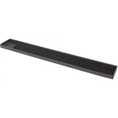 Rubber Bar Runner Rail Drainer Mat Long 60x8cm
