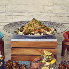 Marrakesh Melamine Blue Bowl 48cm/18.9" 6.5L/229oz