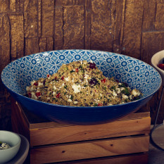 Marrakesh Melamine Grey Bowl 42.5cm/16.7" 7.5L/264oz