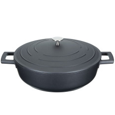 MasterClass Cast Aluminium Shallow Casserole Dish 28cm/4 Litre