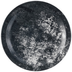 Dudson Urban Lamp Black Narrow Rim Plate 20.3cm/8" (Pack of 12)