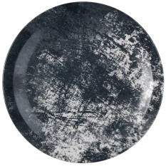 Dudson Urban Lamp Black Narrow Rim Plate 23cm/9" (Pack of 12)