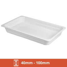 GN 1/1 White Melamine Gastronorms