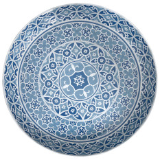 Marrakesh Melamine Blue Bowl 38cm/15" 3.5L/123oz