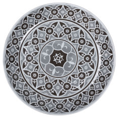 Marrakesh Melamine Grey Bowl 38cm/15" 3.5L/123oz