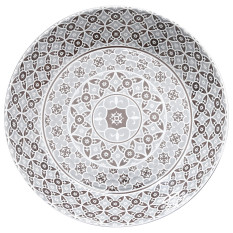 Marrakesh Melamine Grey Bowl 42.5cm/16.7" 7.5L/264oz