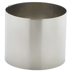 Stainless Steel Mousse Ring 7 x 6cm Pack of 12