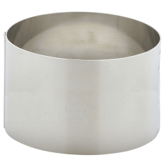 Stainless Steel Mousse Ring 9 x 6cm Pack of 12