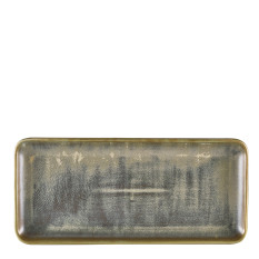 Terra Porcelain Matt Grey Narrow Rect Platter 30 x 14cm