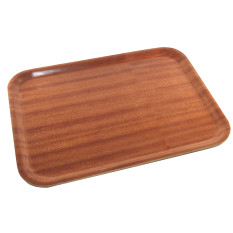 Non-Slip Darkwood Tray 46 x 34cm