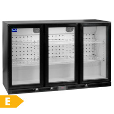 Prodis NT3BH-HC Triple Hinged Door Black Bottle Cooler 300 Litre
