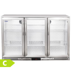 Prodis NT3ST-HC Stainless Steel Triple Door Bottle Cooler 300 Litre