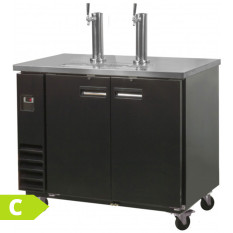 Prodis NTKC2 Keg Cooler Double Door Double Tap
