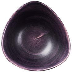 Churchill Stonecast Patina Deep Purple Lotus Bowl 18.5cm/7.25" (Pack of 12)