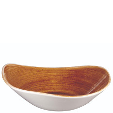 Churchill Stonecast Patina Vintage Copper Triangle Bowl 23.5cm/9.25" 600ml/21.12oz (Pack of 12)