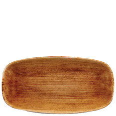 PAVCXO111 Stonecast Patina Copper Chefs' Oblong Plate 29.8x15.3cm