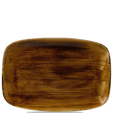 Stonecast Patina Vintage Copper Oblong Plate 13.5 Inch