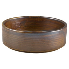 Terra Porcelain Rustic Copper Presentation Bowl 13cm