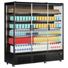 Tefcold Multideck With Doors 1935mm Black