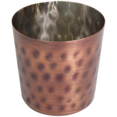 Large Presentation Cup Hammered Antique Copper